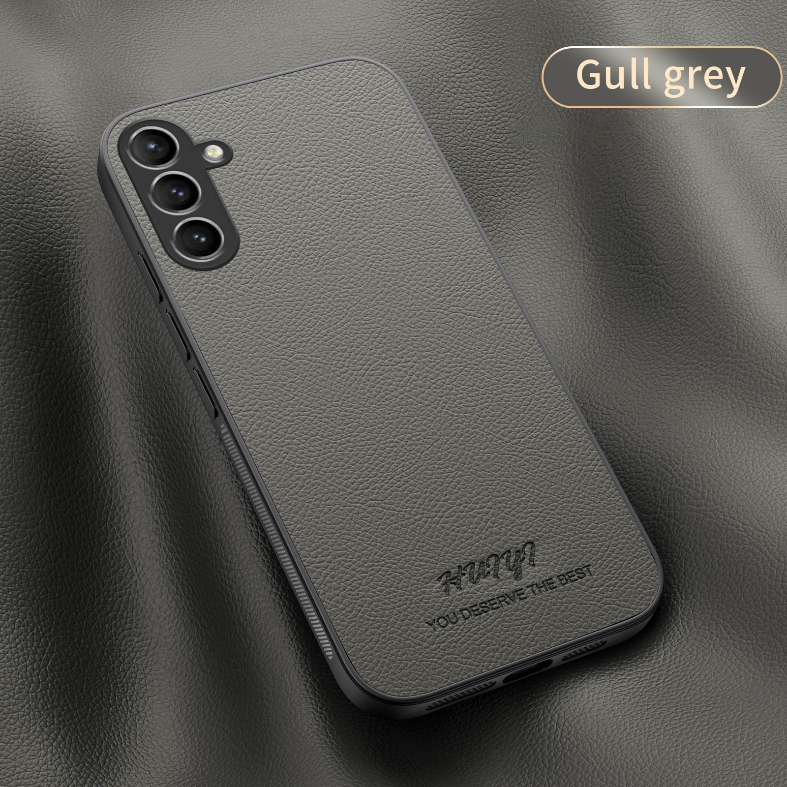 

Кожаный Магнитный Чехол для Автомобиля для Samsung Galaxy A55 A15 A25 A35 A14 A24 A34 A54 A52 A52S A05S A13 A23 A51 A71 4G A53 A73 5G M55 M15 Samsung A13 4G темно серый