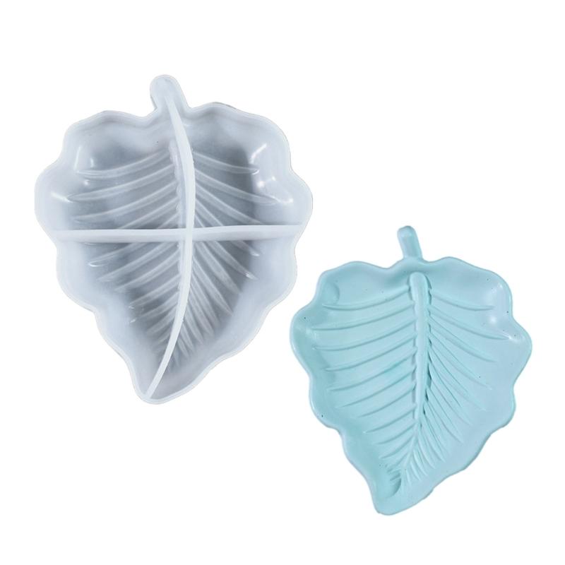 

Leaf Shaped Epoxy Resin Casting Mold Versatile Silicone Resin Tray Mold for Crafting Unique Leaf Shaped Plate Items 1