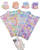 Alip Squishy Butt Cute 3D Plump Stickers for Made of Set of for Smartphone Water and DIY Craft Gifts Stickers, Girls, EVA, 4, Planners, Diaries,
