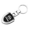 1Pcs Car Emblem Stying Metal Key Rings Shield Shaped Keychain for Nissan Nismo GTR Altima Qashqai Almera Navara