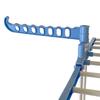 Tendedero Plegable Vertical XXL con ruedas 4 niveles con Alas Plegables 169x77x64 cm