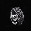 Men's Vintage Cross Open Ring Gothic Punk Style Retro Hip-Hop Punk Adjustable Finger Ring Gift for Friends Lover