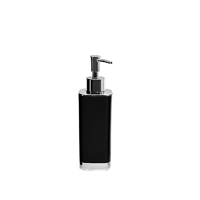 Bathroom Essentials Set: Soap Dispenser, Toothbrush Holder, Cup, Cotton Swab Holder, Soap Dish, Toilet Brush, Trash Can with Lid.