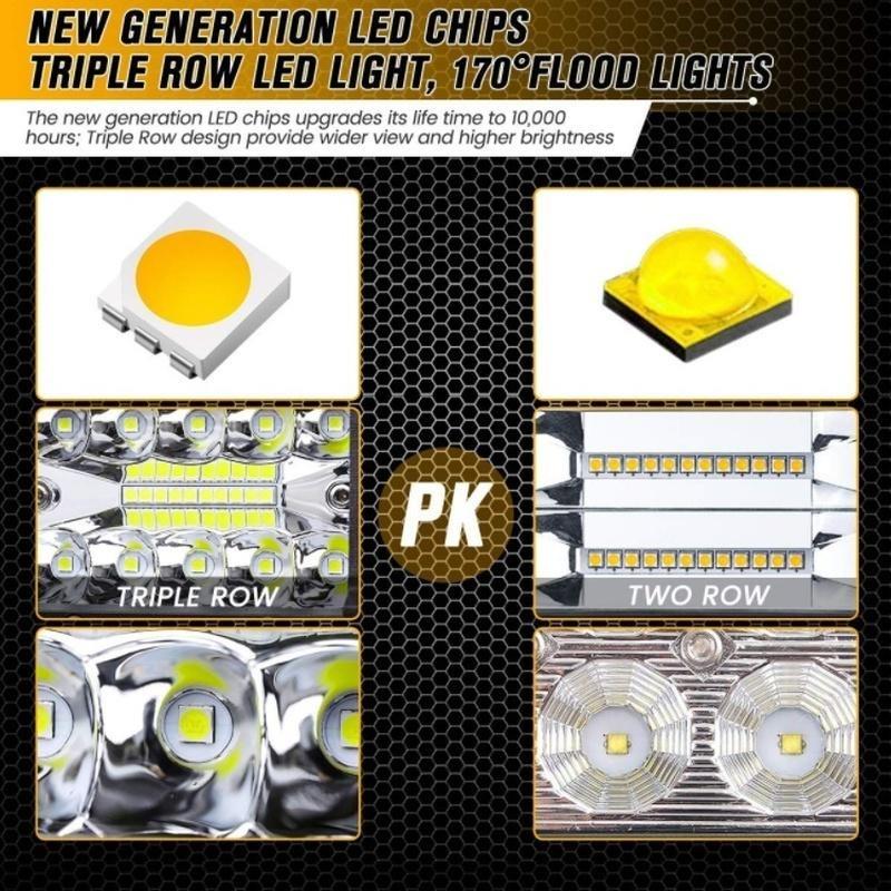 288W terénní nákladní vozidlo lehké řidičské světlo 6palcový lodní čtyřkolka pracovní světelné tyče pro auto příslušenství