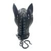 Hot Soft Leather Bondage Dog Head Hood Headgear Face Mask Detachable Eyepatch Adult Slave BDSM Bed Sex Games Toy 4 Color