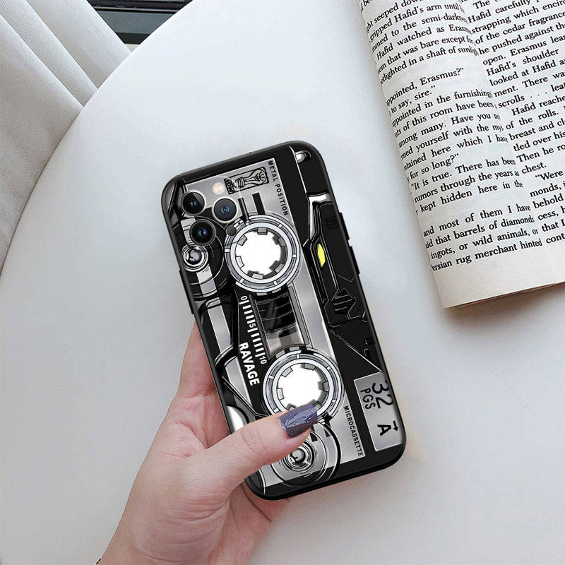 IR30 Vintage Boombox Tape Shell for Samsung Note 20 10 S25 Plus Ultra Lite A51 A52 A53 A71 A72 A73 M20 M30 M21 M31 M51 A11 A70 A56 A26