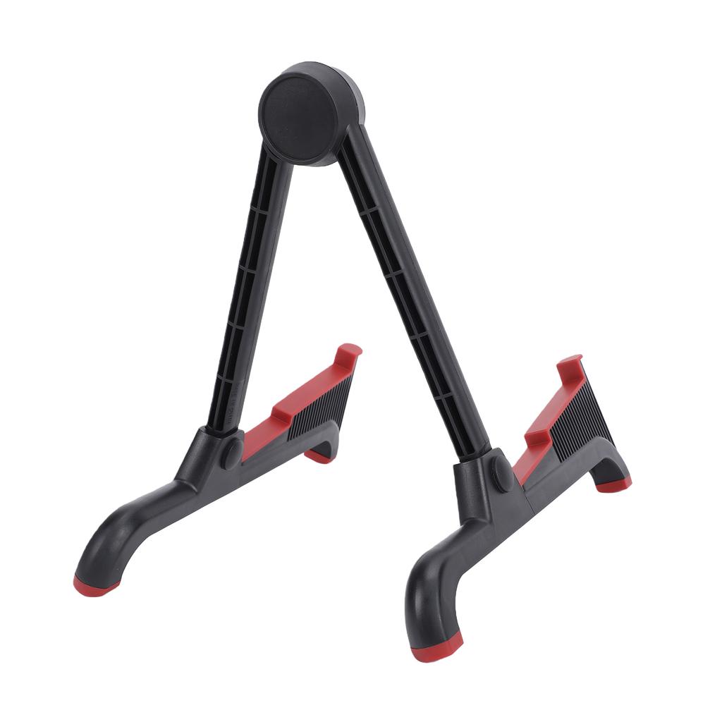 Guitar Stand Foldable Universal Instrument Holder Silicone Pads ABS Portable Lightweight for Electric Acoustic Guitar