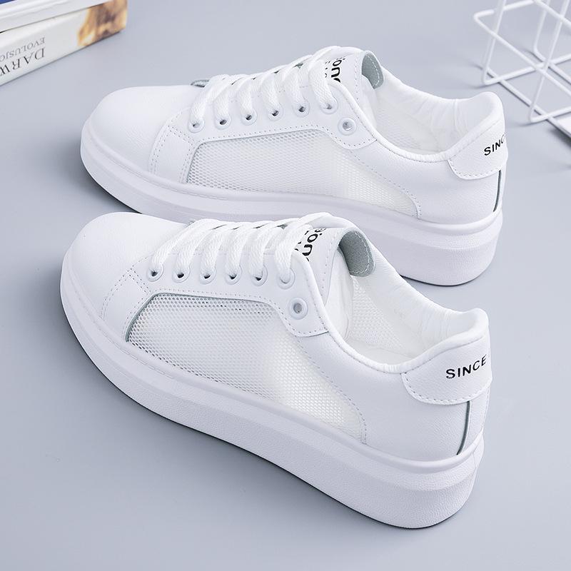 Schuhe für Damen, Alltagsschuhe zum Schnüren, Freizeitschuhe, bequeme Sneakers mit weicher Unterseite, Plateauschuhe für Damen, Zapatos De Mujer