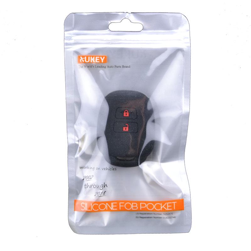 Silicone Car Key Case For Toyota Aqua Ractis Vitz RAV4 HiAce Land Cruiser Cover Keyless Remote Fob Shell Jacket Sleeve Protector