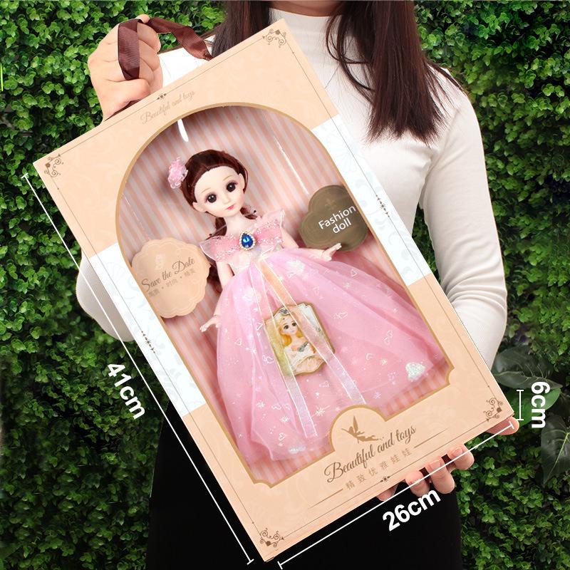 Princess Doll Gift Box Set: Dress-Up Barbie Doll Toys for Girls