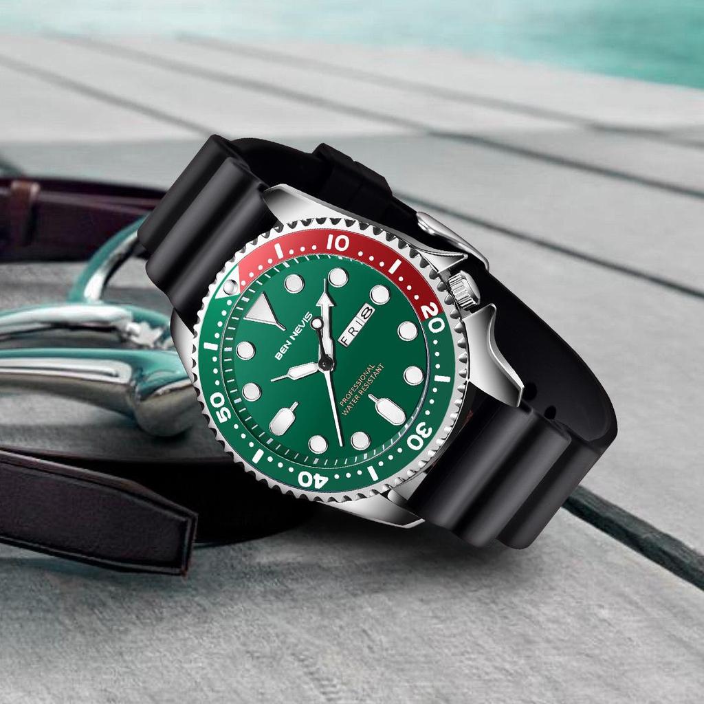 Luminous Quartz Men's Business Sports Waterproof Wristwatch BN3017G