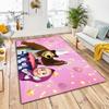 Russian animation Masha and the Bear Fairy Tale Cartoon Carpet Soft Home Living Room Bedroom Door Mat Outdoor Picnic Ground Mat rug T8