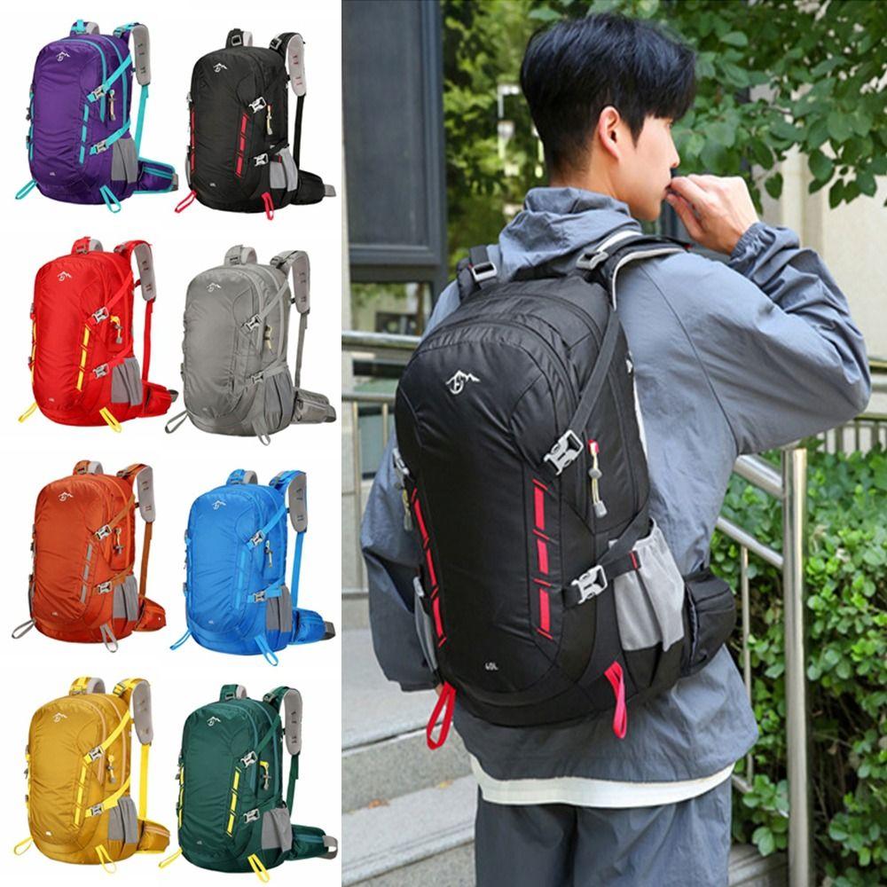 40L Mountaineering Backpack Multi-Color Travel Backpack Breathable Hiking Backpacks  Climbing
