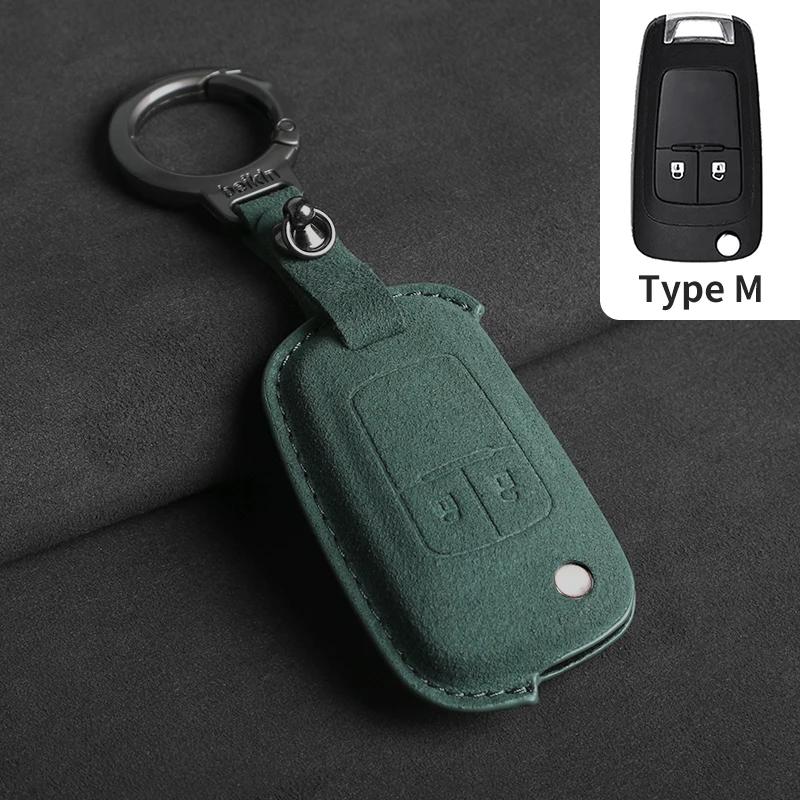 Suede Car Flip Key Case Cover for Chevrolet Cruze Aveo Camaro Epica Lova Sail Spark Opel Astra Corsa for Cruze Spark Orlando