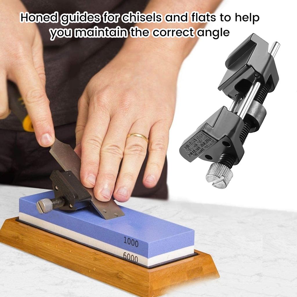 Precision Honing Guide Jig for Chisel Plane Blade Graver Iron Edge Sharpening Wood Work Bevel Angle Sharpener Abrasive Tools