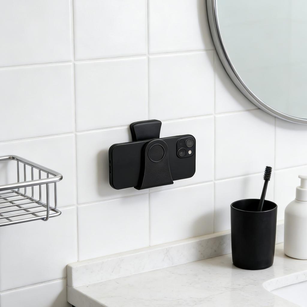 Suport Telefon cu Vizualizare Rachetă, Suport Cameră Tenis (pentru Garduri), Suport Telefon pentru Teren de Tenis, Înregistrator Antrenament Multi-Unghi