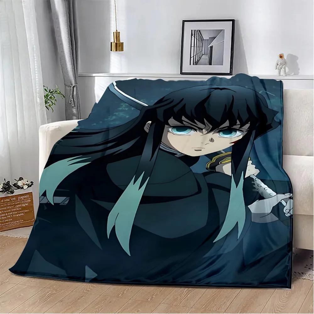 Printed Blanket, Picnic Blankets, Muichiro Tokito Warm Blanket, Soft and Comfortable Blanket, Birthday Gift for Home Travel