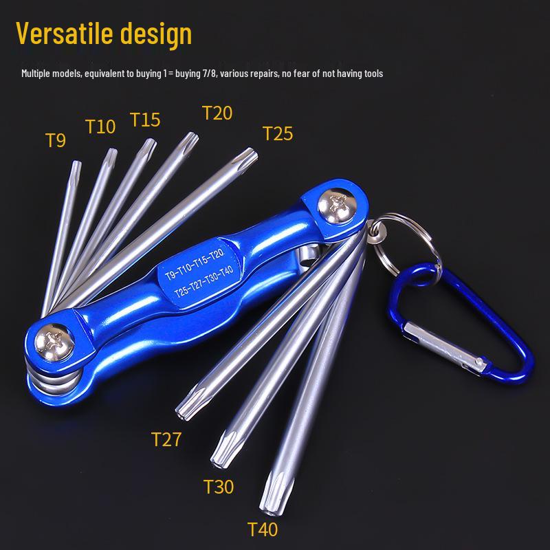Folding Hex, Metric, and Torx Wrench & Screwdriver Set