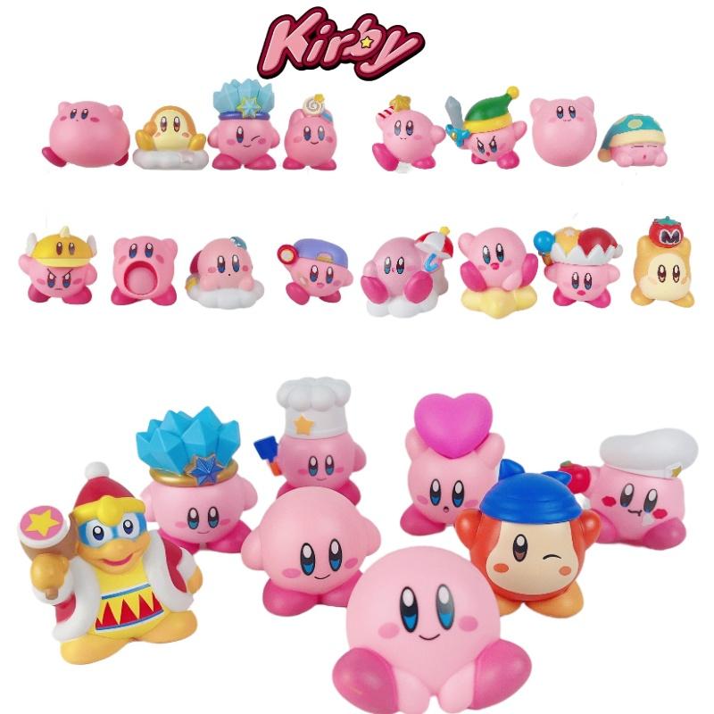 Roztomilá PVC figurka Kirby Perfektní dárek pro hráče a fanoušky anime Výška 5-7 cm