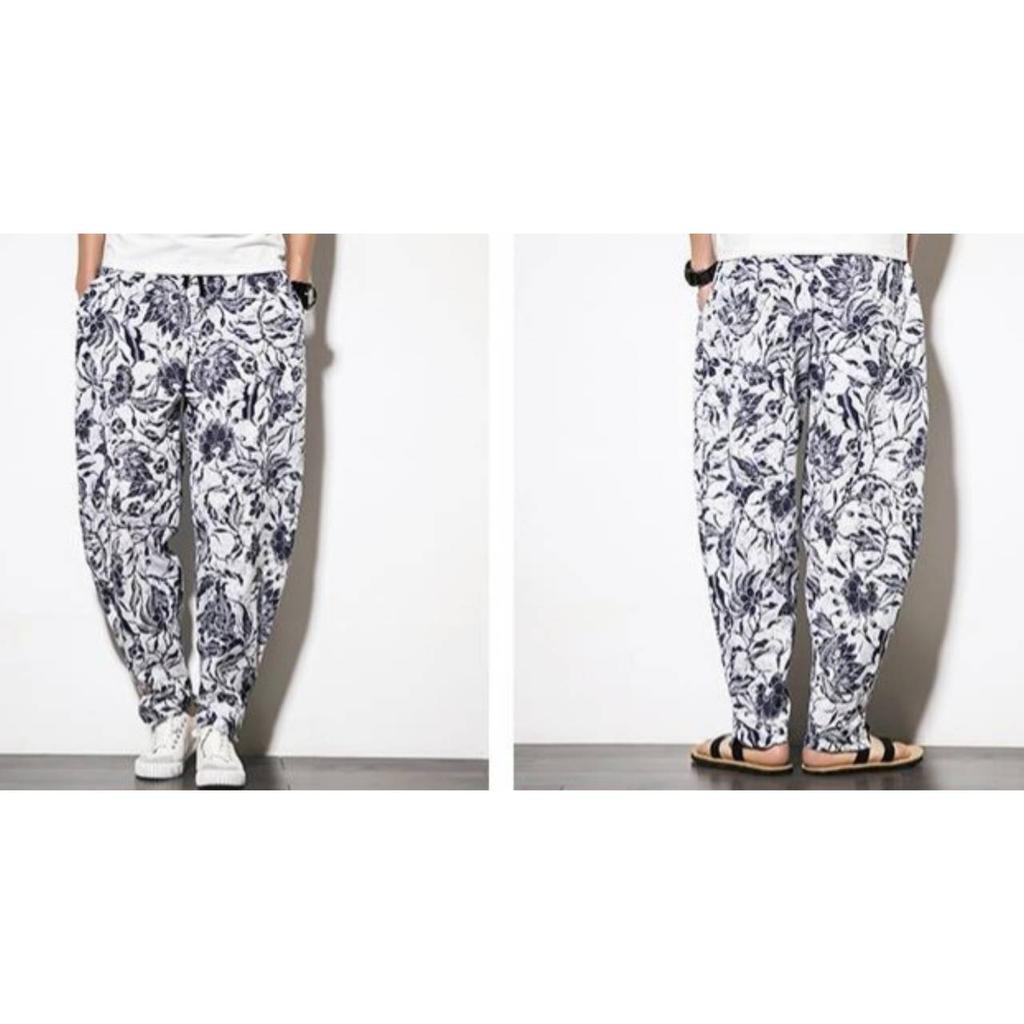 Pantaloni Harem Donna Morbidi In Viscosa | Tinta Unita E Stampa, Modello Elasticizzato Per Yoga E Tempo Libero