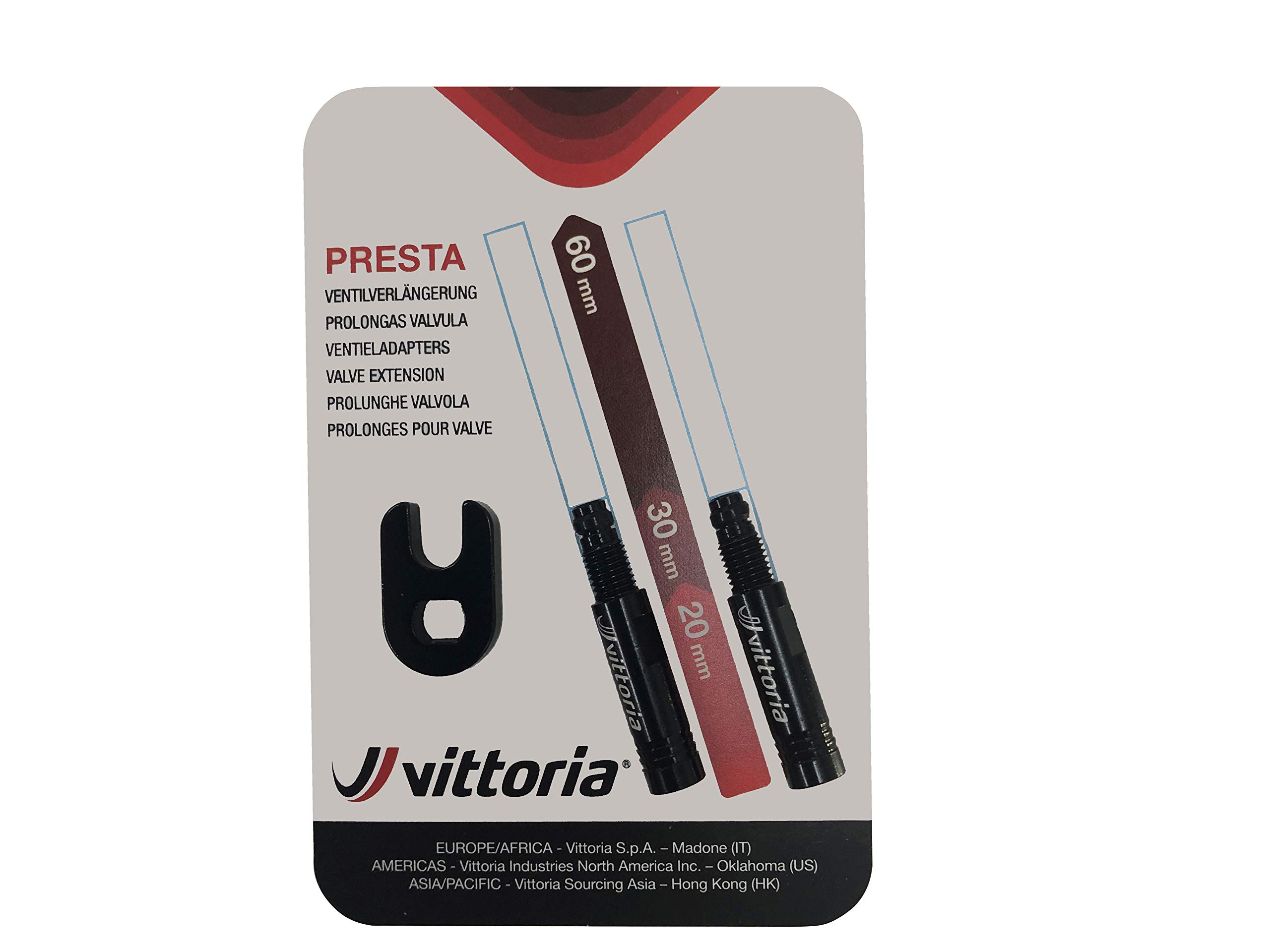 

Удлинитель клапана Vittoria 20 мм (2 куска) чёрный