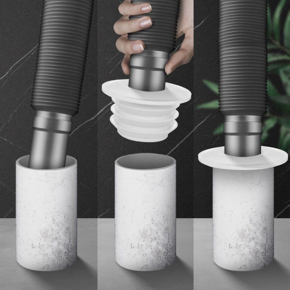Plastic Drain Pipe Seal Floor Drain Seal for Bathroom Washing Machine and Sink Drainage