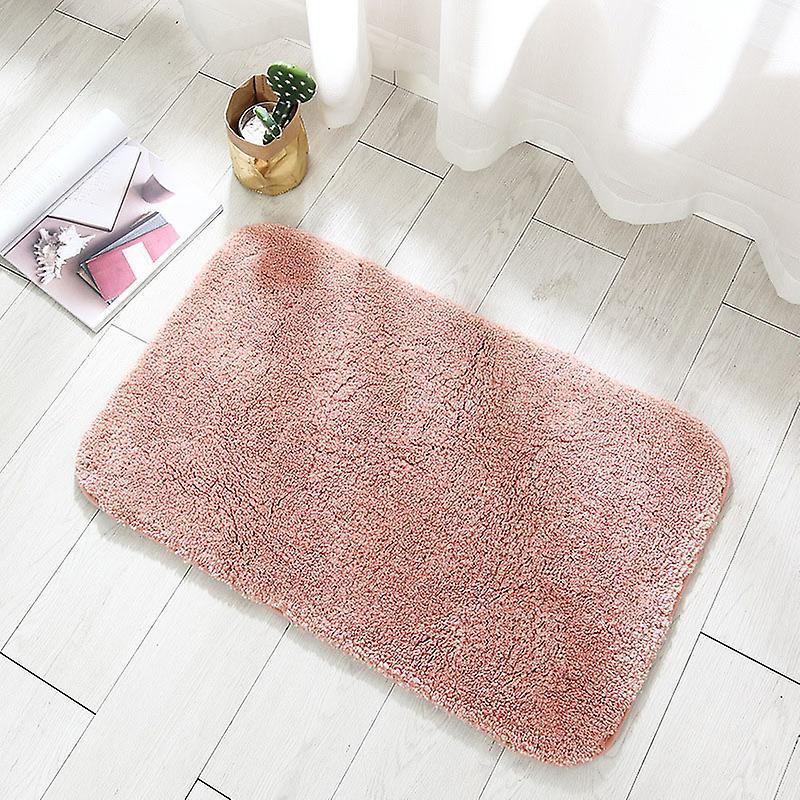 Anti-Slip Bathroom Carpet Machine Washable Soft Absorbent Microfibers Mat
