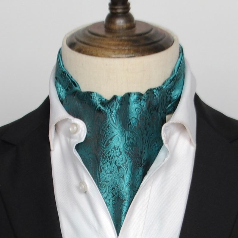 Mode Luxus Seide Druck Männer Schal Polka Dot Schals Anzug England Jacquard Mann Business Schal