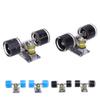 1 Pair Skateboard Trucks and Wheels PU Longboard 3.2 Inch Trucks Wheels Combo Set for Cruiser Alumin