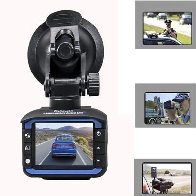 2 In 1 Anti Laser Car Radar Detector Dash Cam Car DVR Camera Recorder 140 Degree Dashcam HD 720P English and Voice