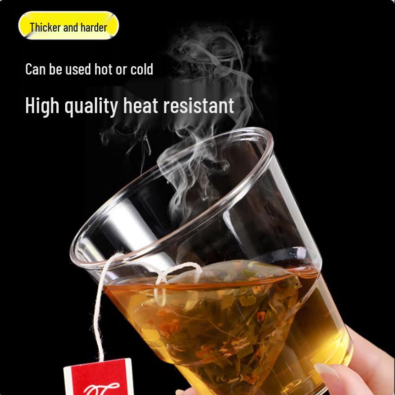 Yuan Chu 150ml Thickened Disposable Plastic Cups (20-Pack)