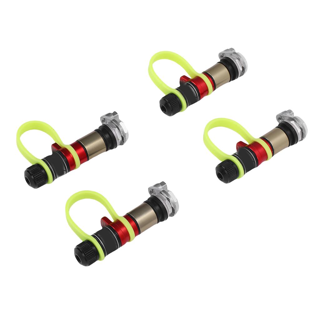 4PCS Tire Deflators Quick Release Pressure Relief Valve Stem Kit Sand Off Road Accessories