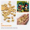 30 Stück Mini Scharnier Kleine Scharniere Miniatur Holzpuppenhaus Kiste Kupfer Schmuckkästen