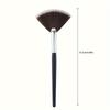 1pc Professional Fan Shaped Makeup Brush for Perfect Blending and Highlighting