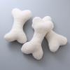 Dog Squeaky Toy Soft Plush Dog Chew Toy Boredom Relief Interactive Bone-shaped