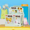 Cute Pastoral Teddy Dog Pet Building Blocks Micro-Granular Ornament Children's Toy Gifts New Product Cat And Dog Themed
