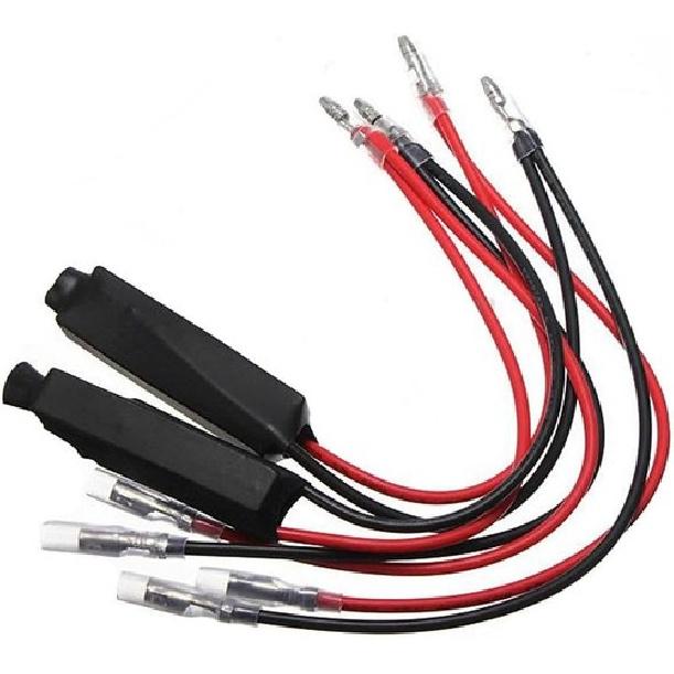 2 X Universal 12V Motorcycle Turn Signal LED Load Resistor Flash Blinker Fix