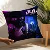 Singer Music JJUL JJulien Mari Pillow Case Linen Cushion Covers For Decorative Sofa Home Pillows Case Car Chair Pillows Cases
