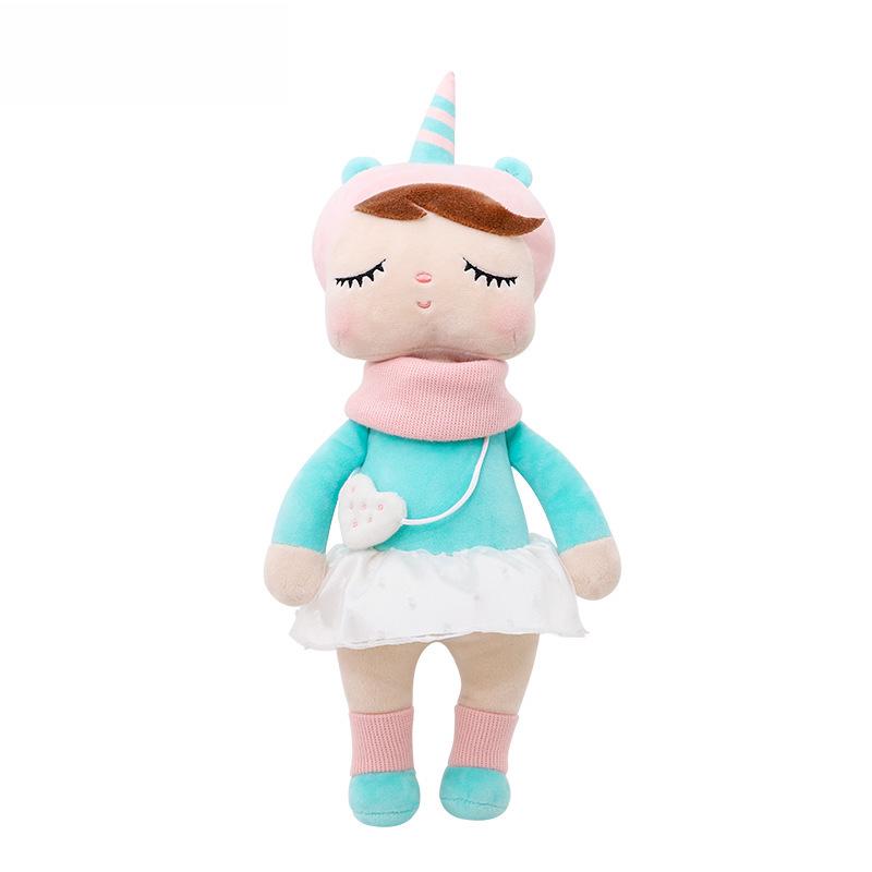 Metoo Mitu Angela Plush Doll - Cartoon Stuffed Toy for Children