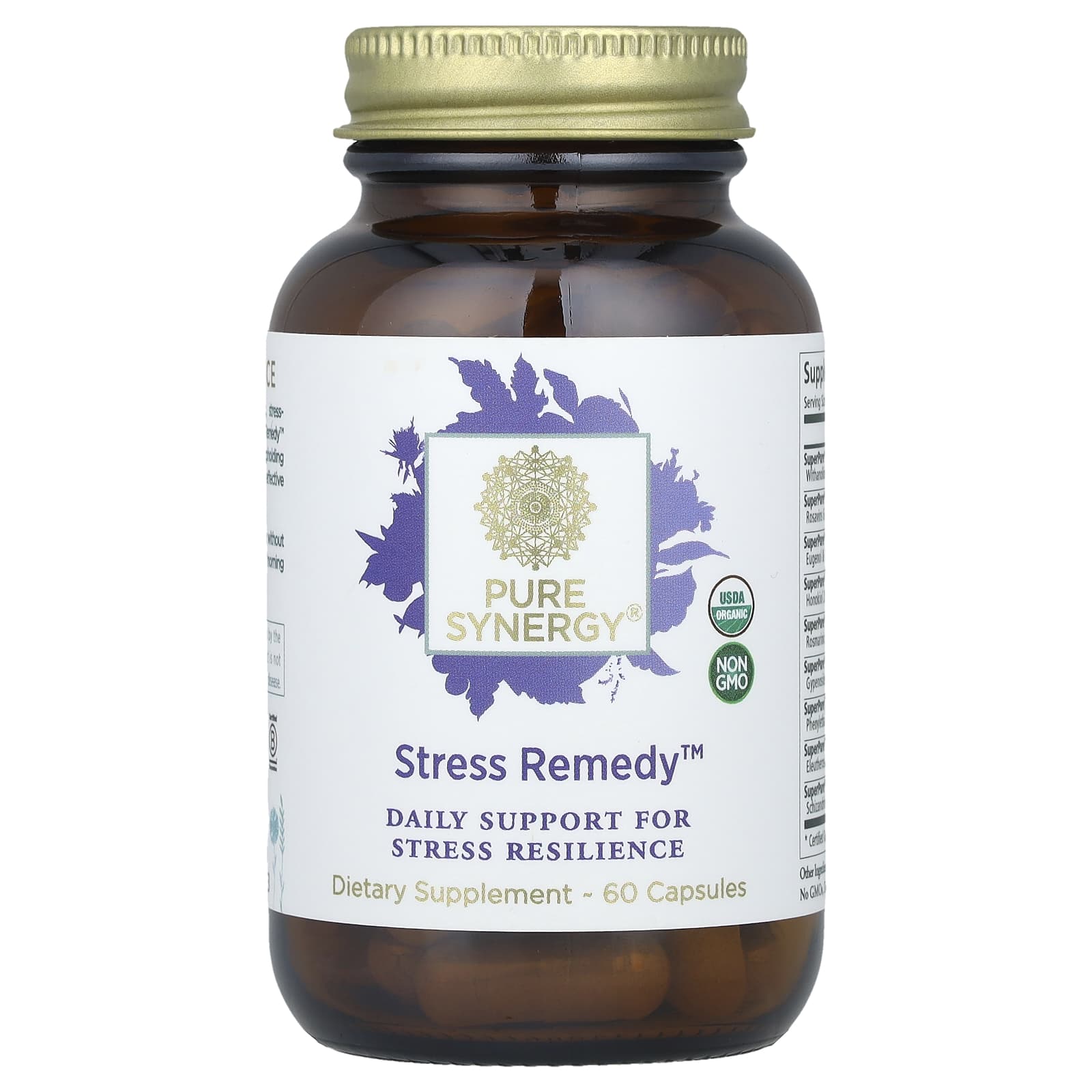 

Pure Synergy, Засіб від стресу, 60 капсул