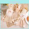 Christmas Santa Claus Snowman Deer Bottle Cover With Plush Foam Material For Holiday Table Decor