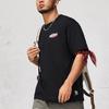 Li Ning Badfive Basketball Series Letter Print Loose Round Neck Short Sleeve T-Shirt Men Tops Black AHSU149-2