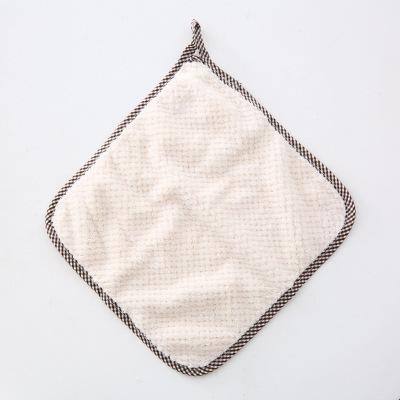 Kitchen Towels Hangable Cleaning Cloth for Tableware Dish Cloth Microfiber Absorbent Household Cleaning Towels 1pc белый