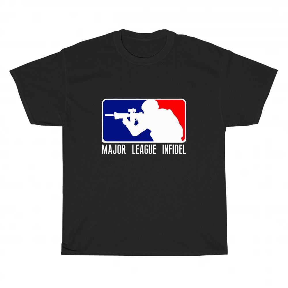 New MLI Major League Infidel Shooting Guns Unisex T-Shirt Funny Size S to 5XL S