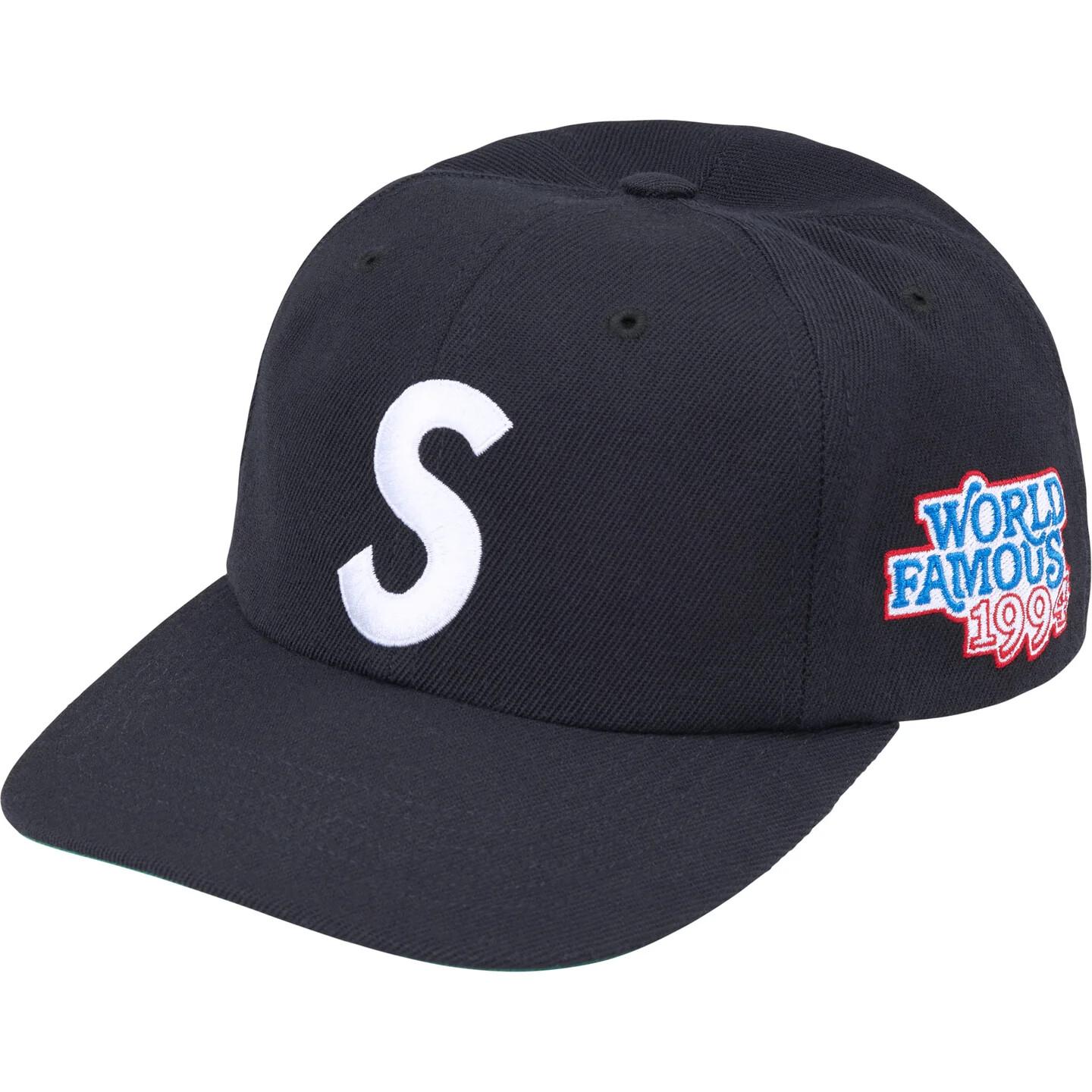 Supreme World Famous S Logo 6-Panel Navy One-Size