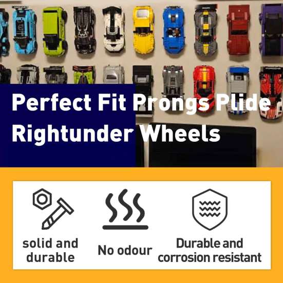 Car Model Display Rack Strong Load-bearing Easy To Install Wall Mount Vertical Car Models Showcase Storage Holder