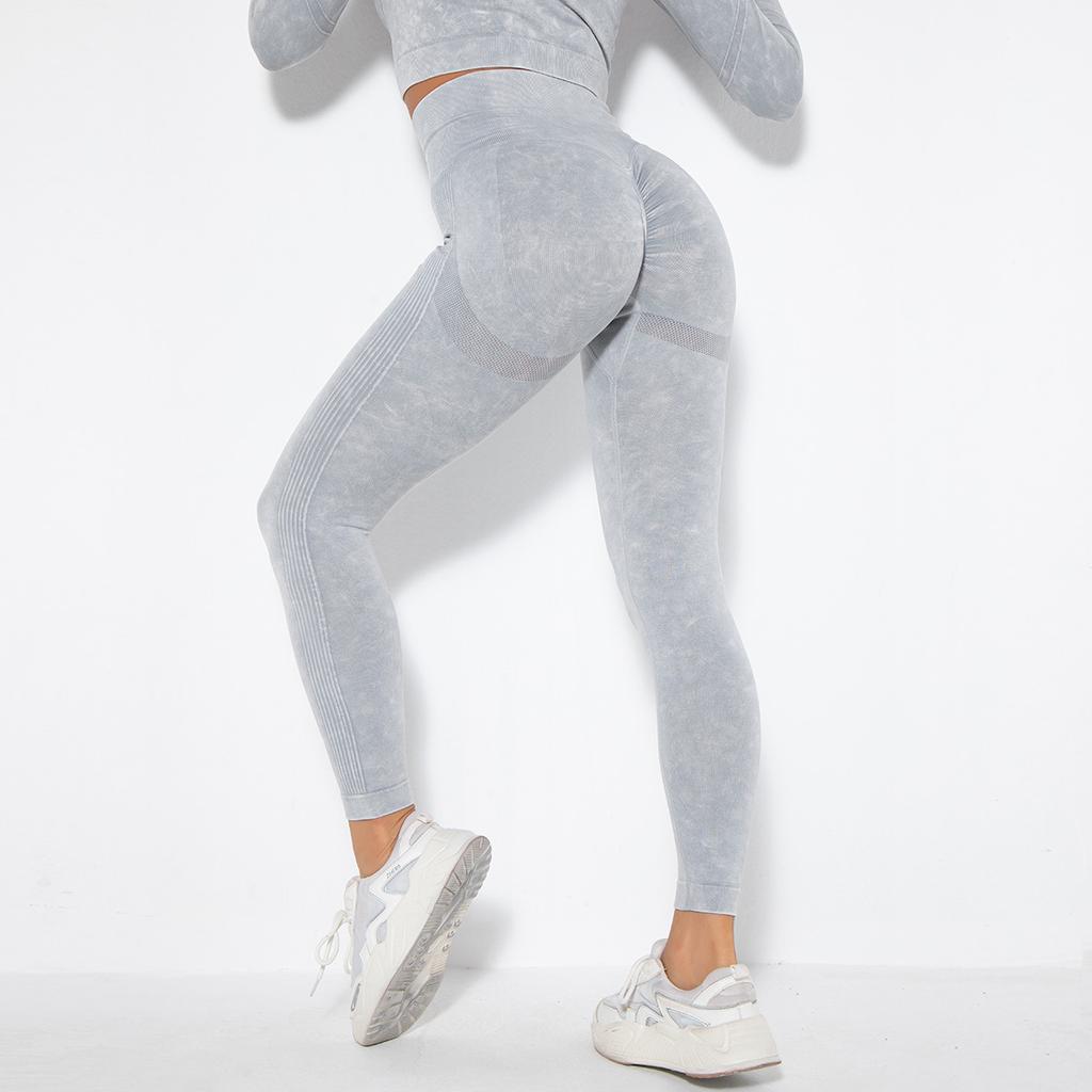 Seamless Water Washed Moisture Absorbing Sexy Peach Buttocks Sweat Wicking Yoga Pants, Sports And Fitness Pants, Leggings