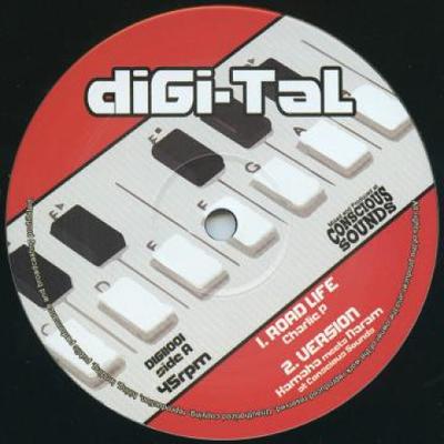 10inch Record CHALIE P / DONOVAN KINGJAY - Road Life; Version / Crazy Baldhead DIGI1001 Digi-tal 2017 UK Reggae, Ska & Dub