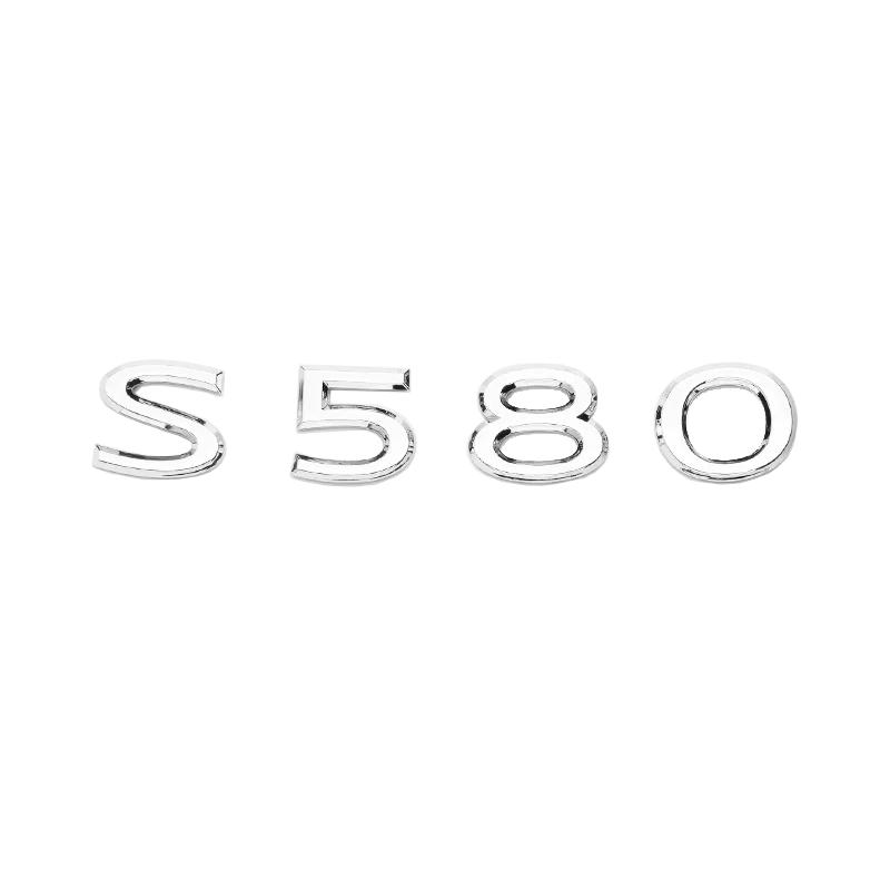 New Chrome Black Letters S480 S580 S680 V12 Emblem for Benz Maybach S Class Car Fender Trunk Rear W221 W222 Logo Sticker geu8