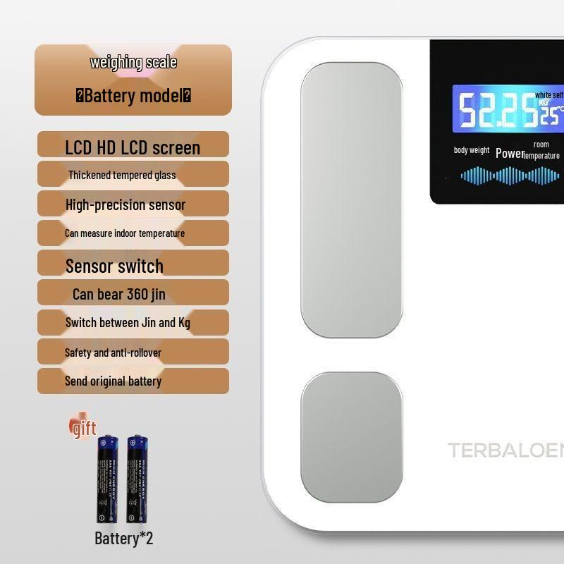 Rechargeable High-Precision Smart Body Fat Scale for Adults Guaranteed Accuracy with Return/Exchange Policy